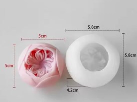 Molde silicona flor inglesa